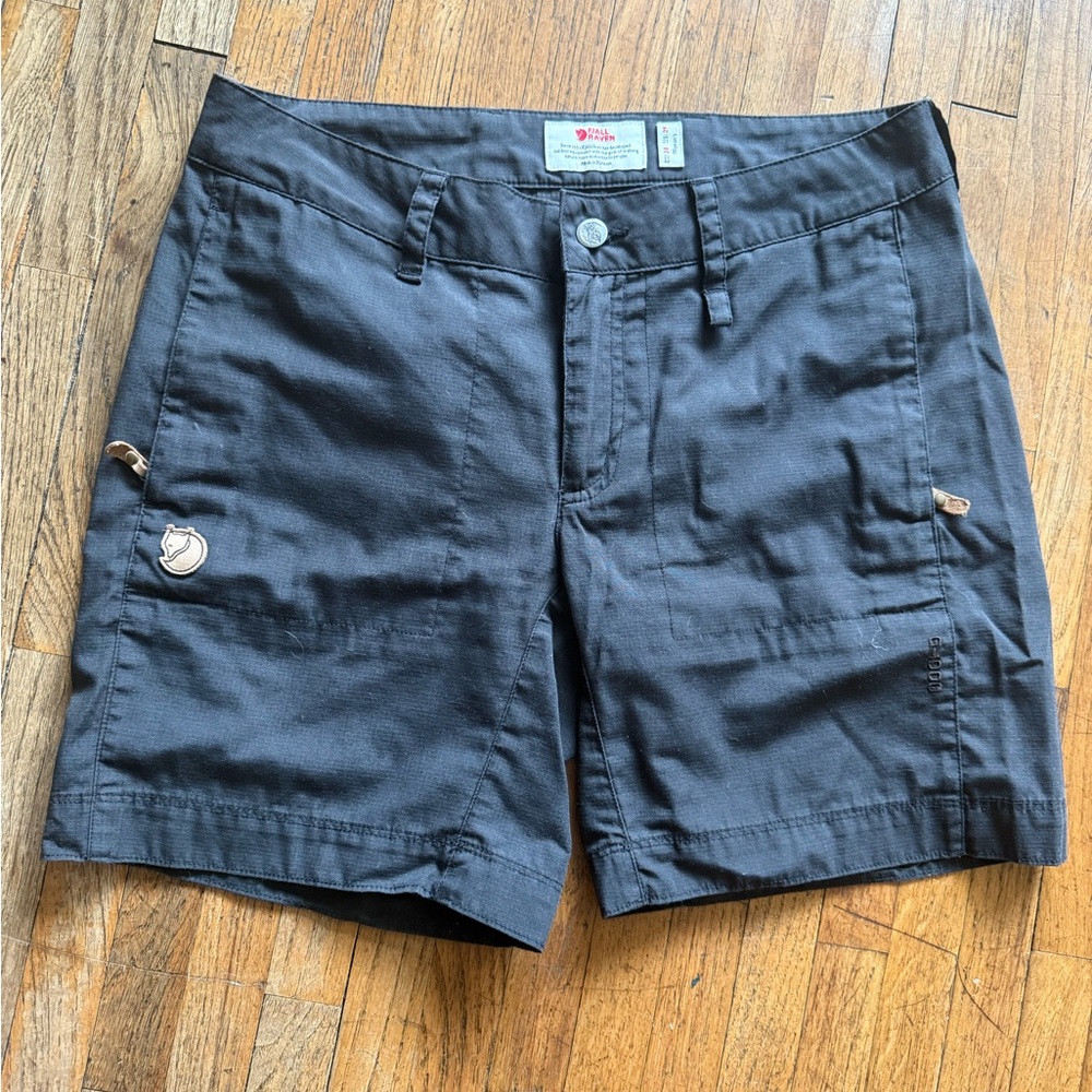 Fjallraven Women's Black Outdoor Shorts